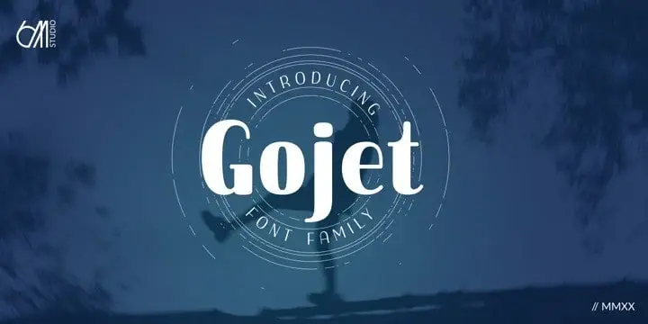 Gojet Sans Serif Font Demo