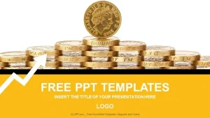 Gold Coins Finance PowerPoint Templates