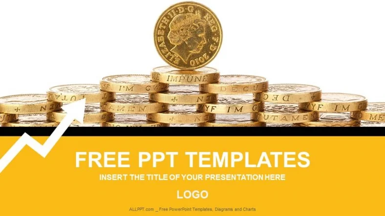 Gold Coins Finance PowerPoint Templates