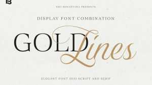 Gold Lines Font › Fontesk
