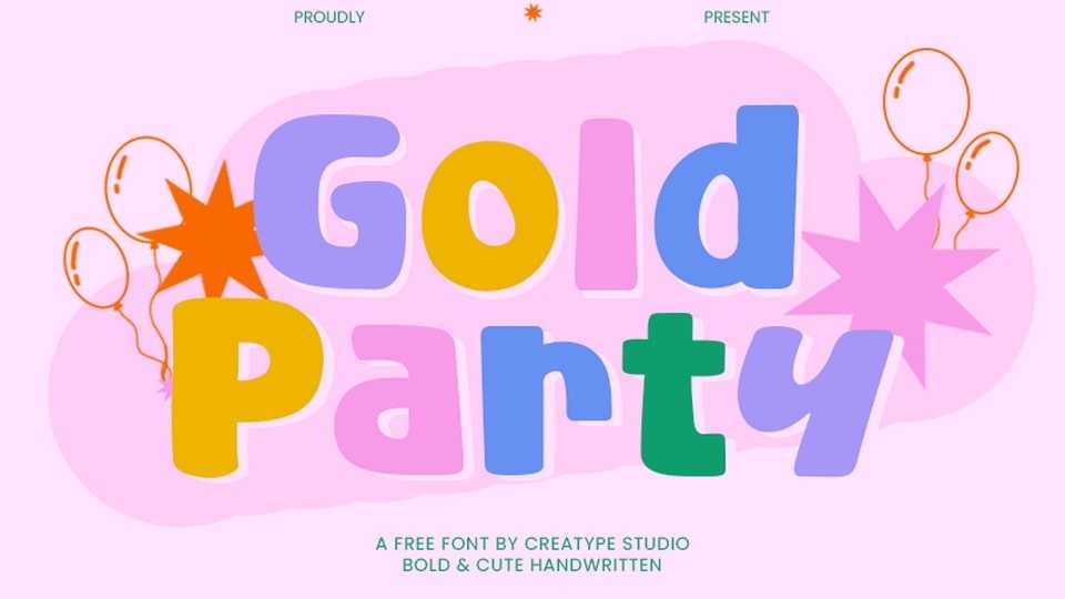 Gold Party Font › Fontesk