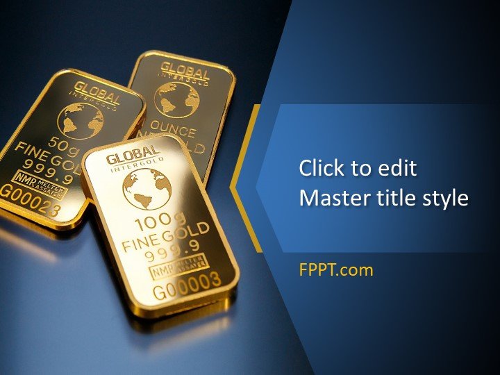 Gold PowerPoint template