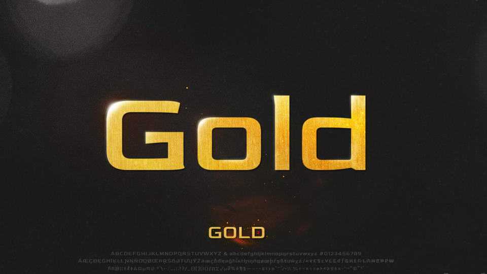 Gold Typeface › Fontesk