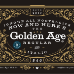 Golden Age Typeface - Fonte Grátis Golden Age Typeface