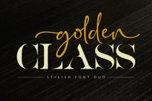 Golden Class Script Font