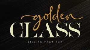 Golden Class Script Font › Fontesk