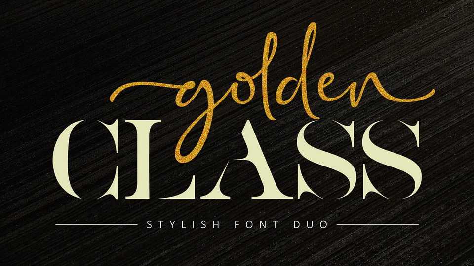 Golden Class Script Font › Fontesk