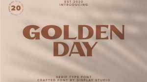 Golden Day Font › Fontesk