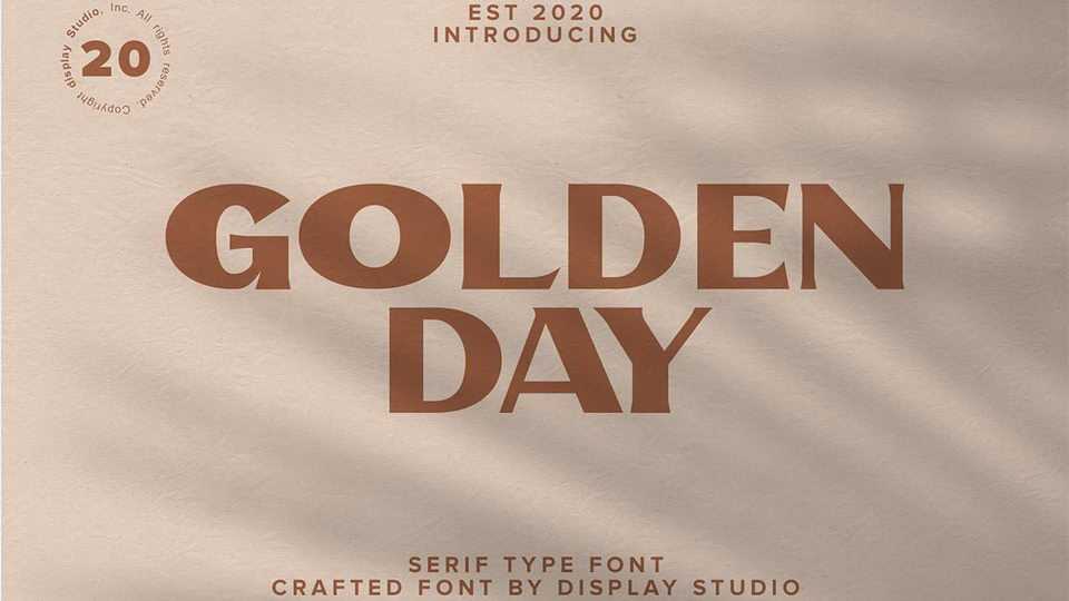 Golden Day Font › Fontesk