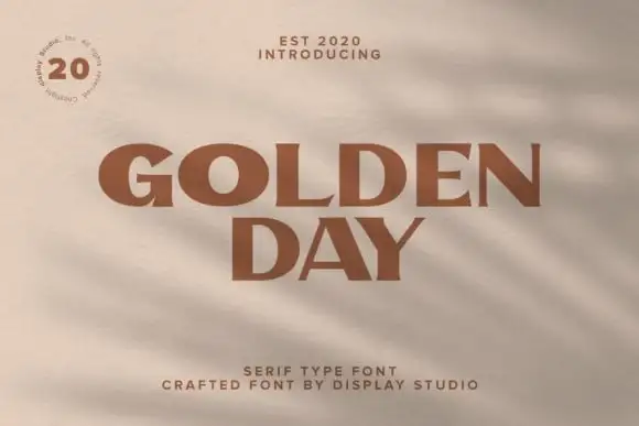 Golden Day Serif Font
