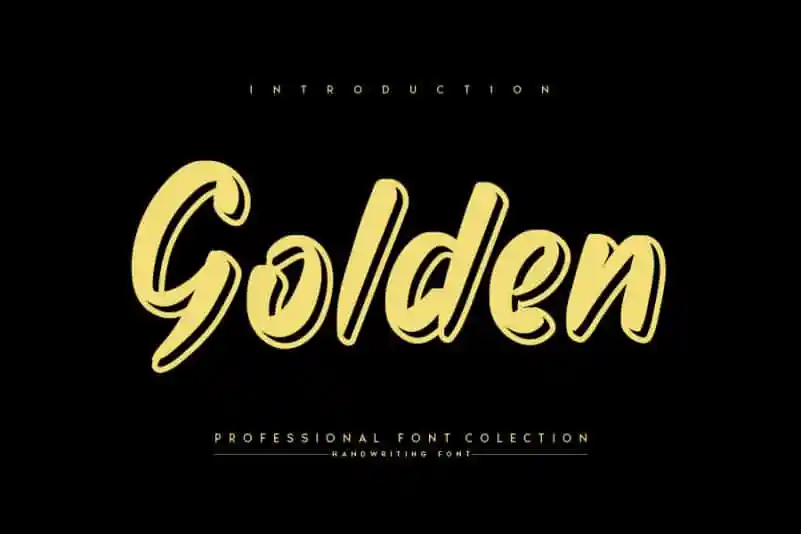 Golden Display Font