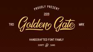 Golden Gate Script Font › Fontesk