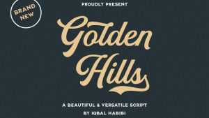 Golden Hills Script › Fontesk
