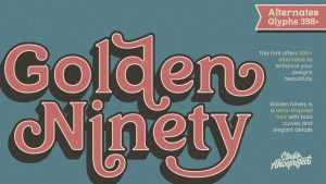 Golden Ninety Font › Fontesk