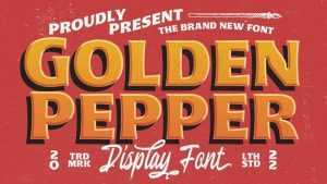 Golden Pepper Font › Fontesk