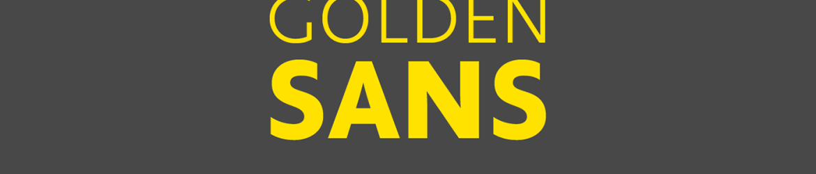 Golden Sans Font