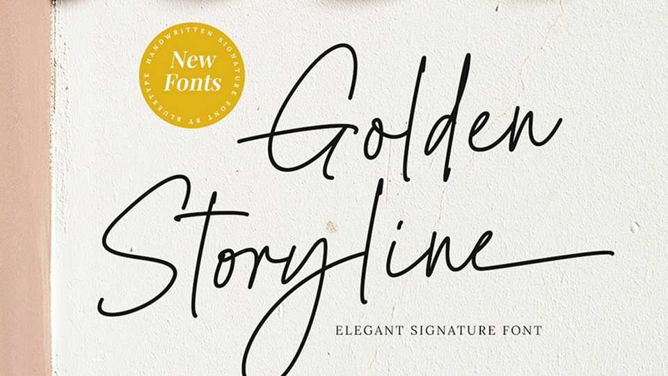 Golden Storyline Font › Fontesk