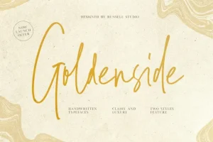 Goldenside Handwriting Font