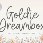 Goldie Dreambox Monoline Handwritten Font