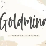 Goldmind Modern Calligraphy Font