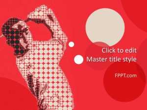 Golf Swing PowerPoint Template