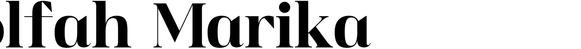Golfah Marika Font - 1001 Free Fonts