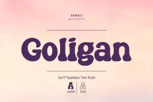 Goligan Display Font