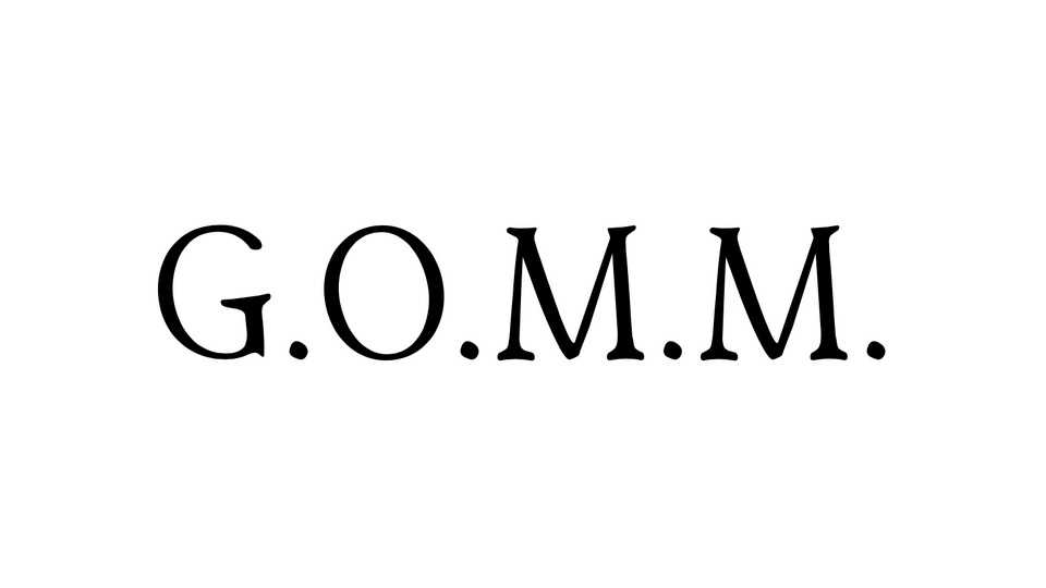 GOMM Font › Fontesk