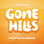 Gone Hills Font - Fonte Grátis Gone Hills Font