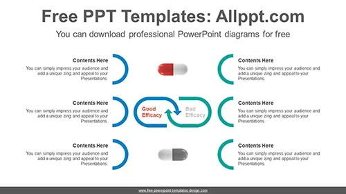 Good-bad compare PowerPoint Diagram Template
