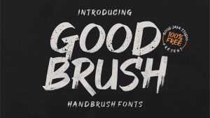 Good Brush Font › Fontesk