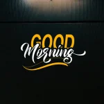 Good Morning Script Font
