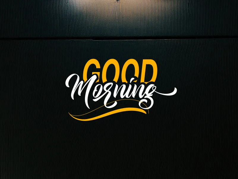 Good Morning Script Font