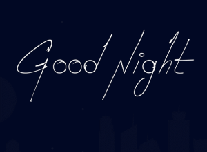 Good Night Font