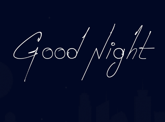 Good Night Font