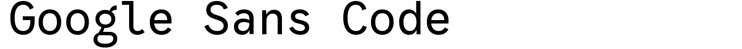 Google Sans Code Font - 1001 Free Fonts