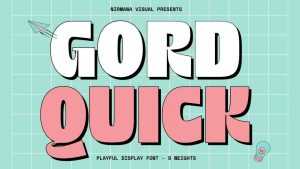 Gord Qucik Font › Fontesk
