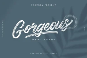 Gorgeous - Script Typeface