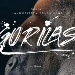 Gorilas Brush Font