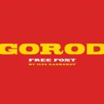 Gorod Slab Serif Font - Fonte Grátis Gorod Slab Serif Font