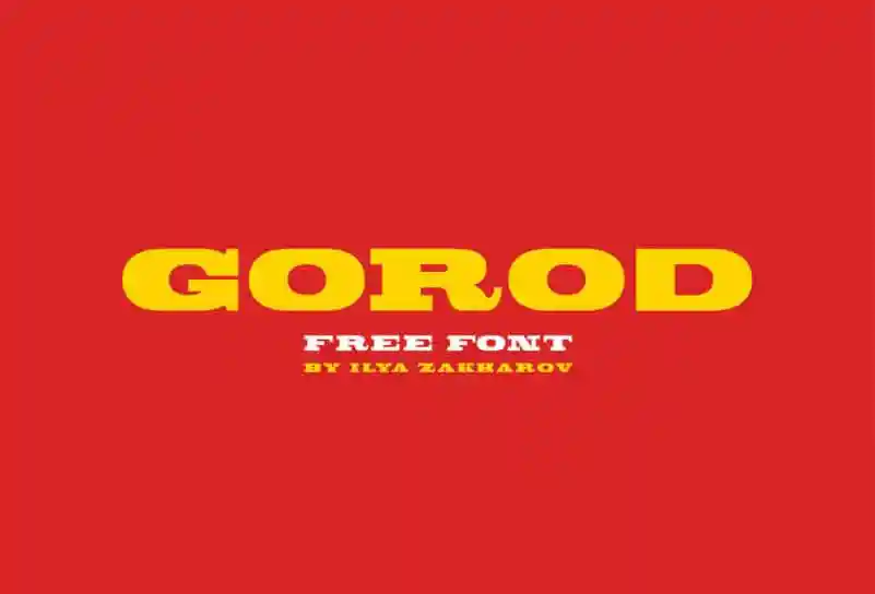 Gorod Slab Serif Font