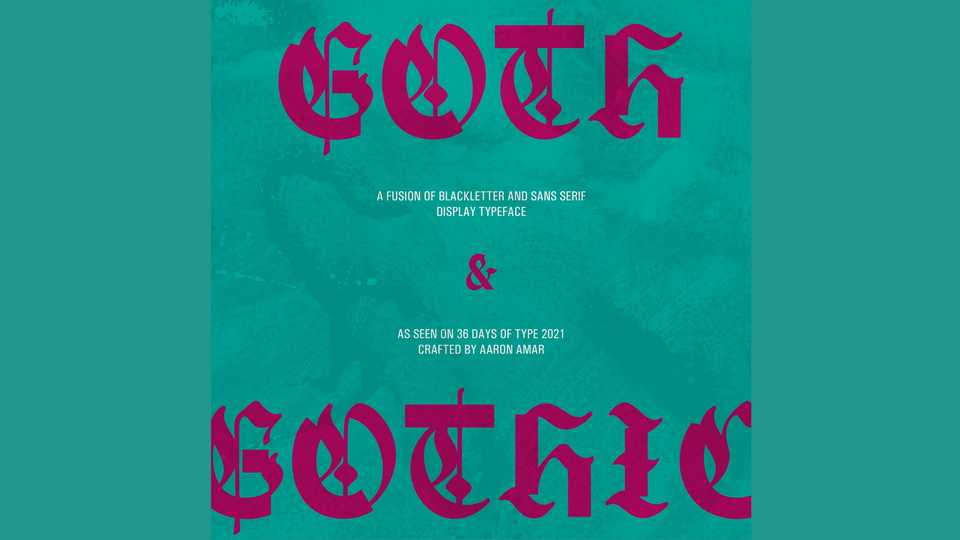 Goth and Gothic Font › Fontesk