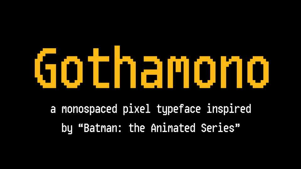 Gothamono Font › Fontesk