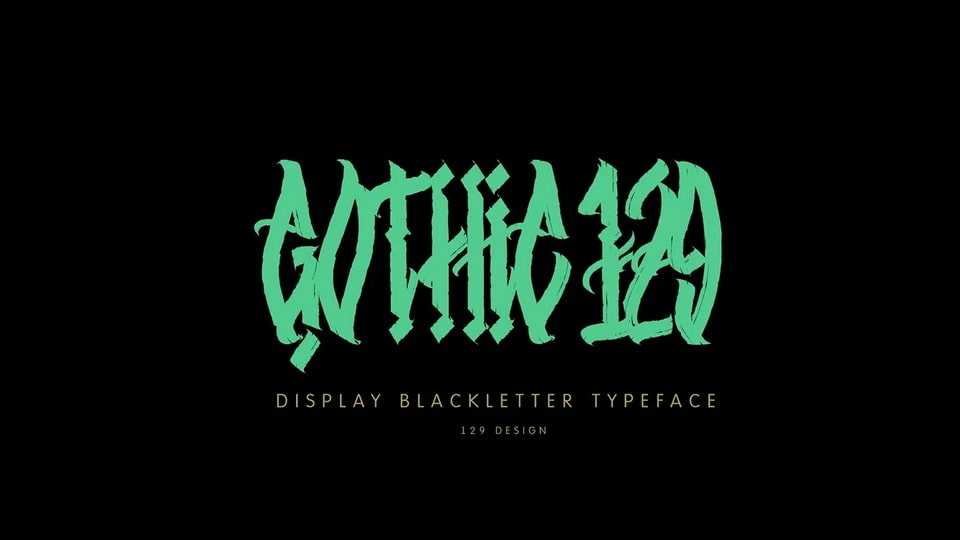 Gothic 129 Font › Fontesk
