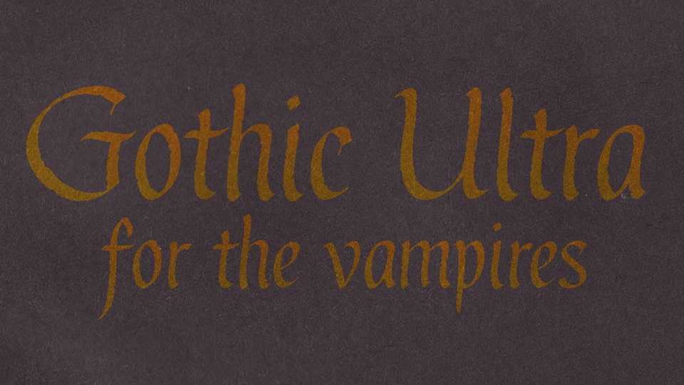 Gothic Ultra Font › Fontesk