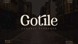 Gotile Font › Fontesk