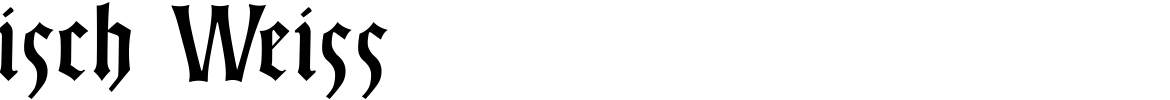 Gotisch Weiss Font - 1001 Free Fonts