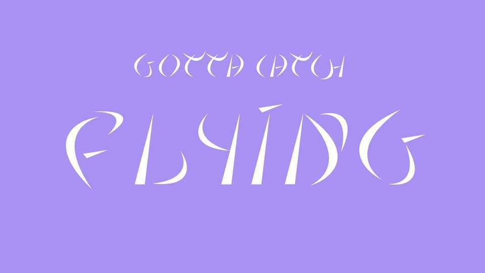 Gotta Catch Flying Font › Fontesk