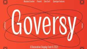 Goversy Font › Fontesk