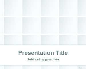 Gradient Tile PowerPoint Template